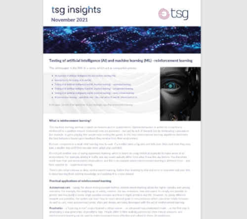 TSG – AI white paper writing