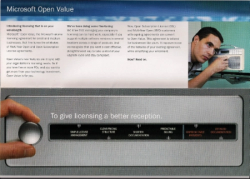 Microsoft – a better reception for licensing