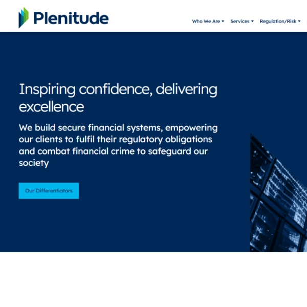 Plenitude – financial crime compliance