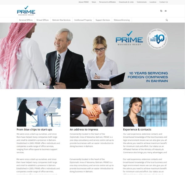Complete marketing advisory for Bahrain business services company
