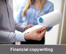 Financial copywriting