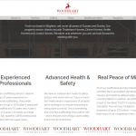 Woodhart Scaffolding web page