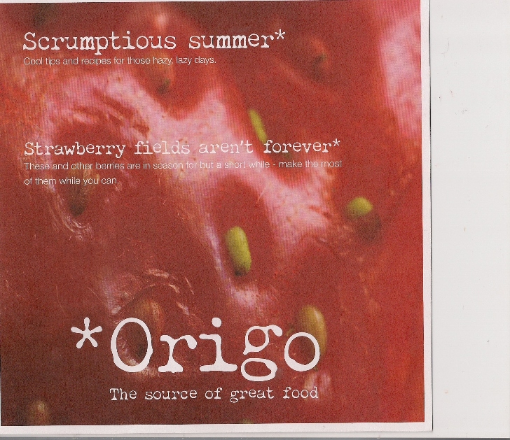 <b>Sodexo</b> : Origo food brand newsletter