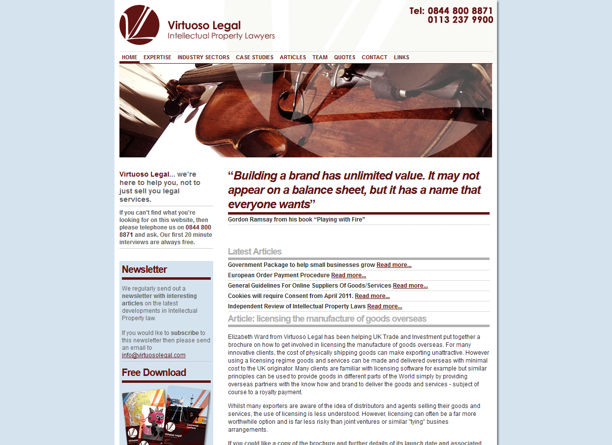 Law firm website - SEO I