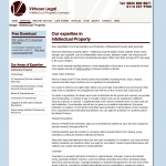 Virtuoso Legal law firm webpage copy