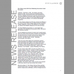 Star Alliance press release content