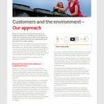 Vodafone sustainability report content writing