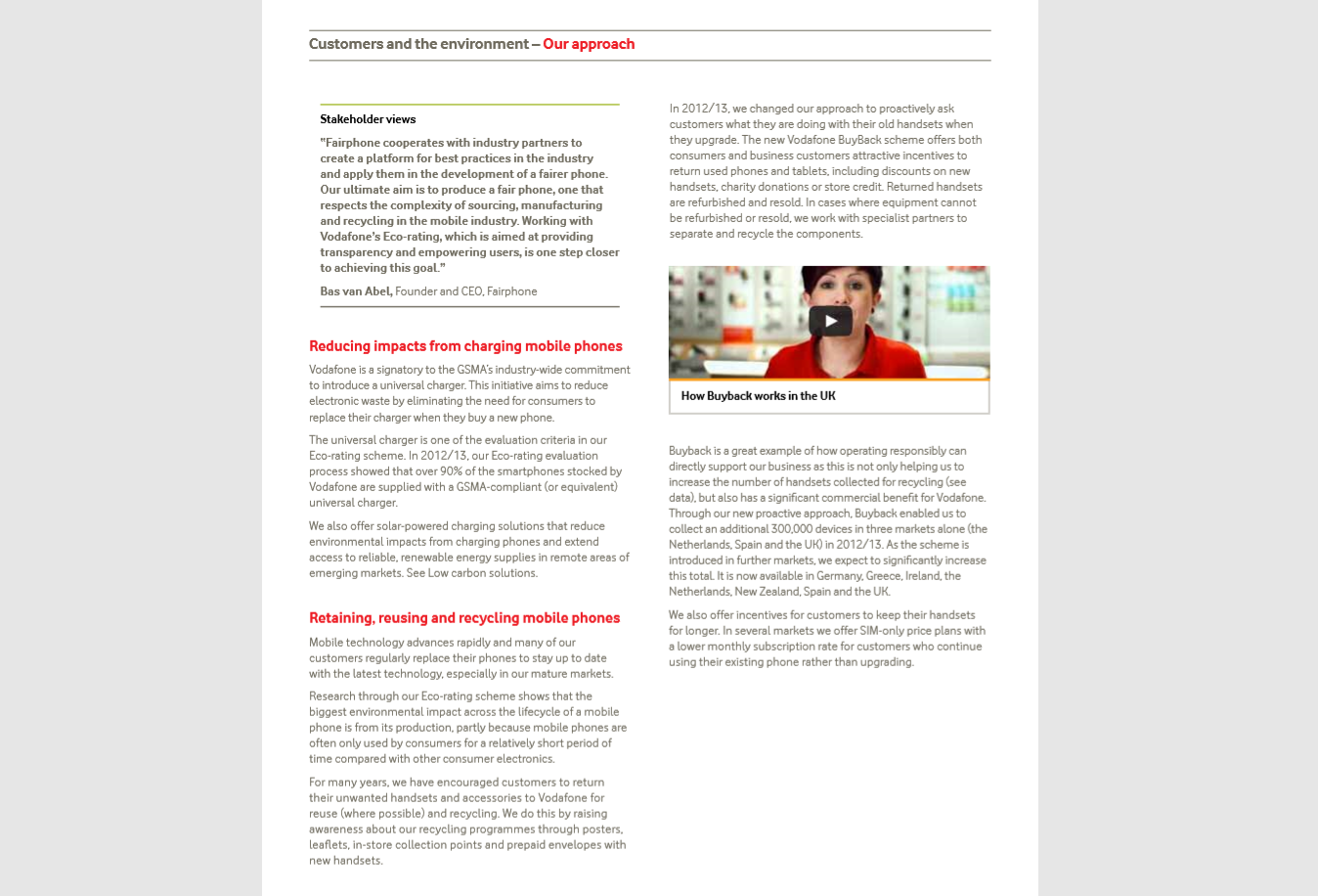 Vodafone sustainability report copy