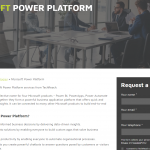 Microsoft Power Platform web content