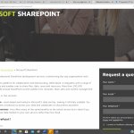 Microsoft SharePoint web copy content