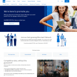 American Express - small business landing page example